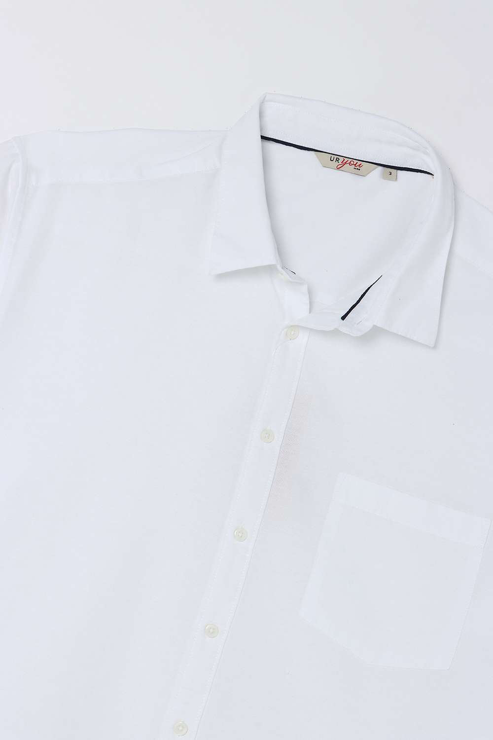 Solid-Blended-Fabric-Regular-Fit-Men-s-Shirt