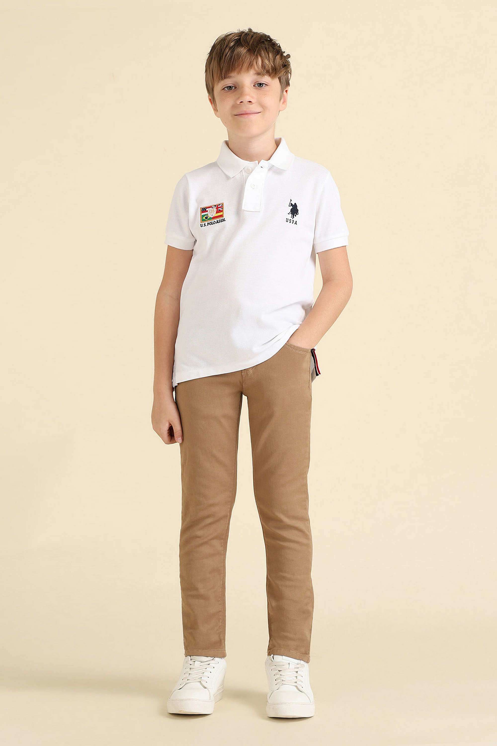 Solid-Cotton-Polo-Boy-s-T-Shirt