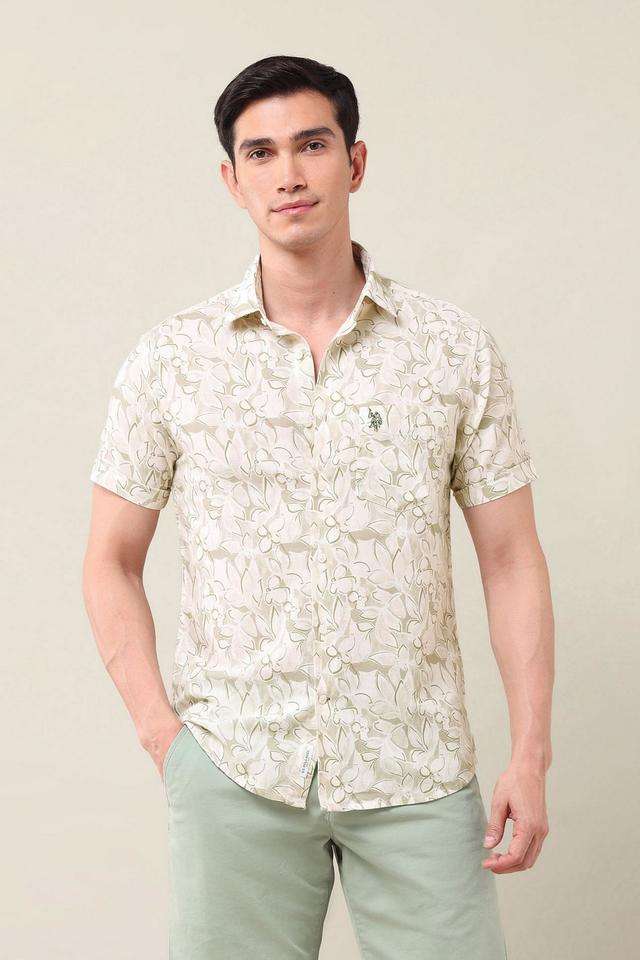 Printed-Cotton-Slim-Fit-Men-s-Casual-Shirt