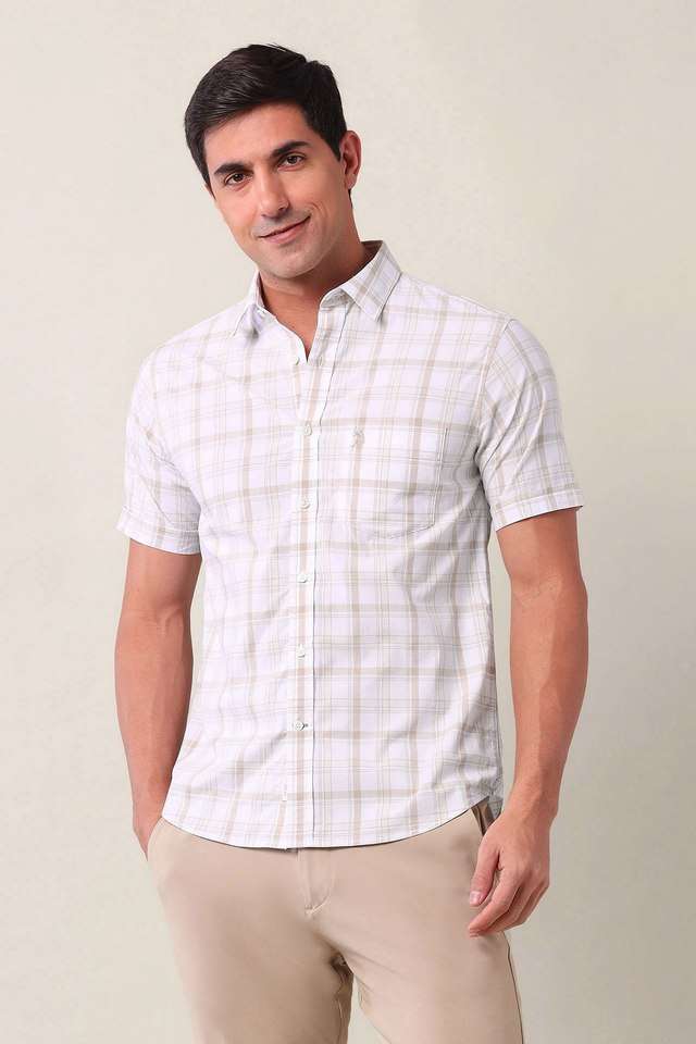 Solid-Cotton-Super-Slim-Fit-Men-s-Casual-Wear-Shirt