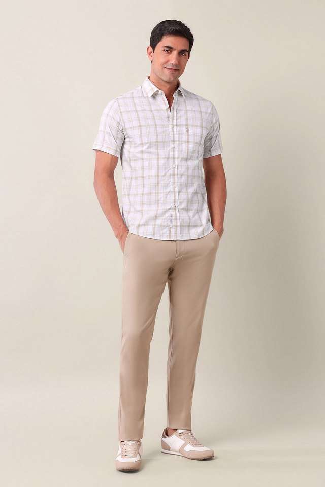 Solid-Cotton-Super-Slim-Fit-Men-s-Casual-Wear-Shirt