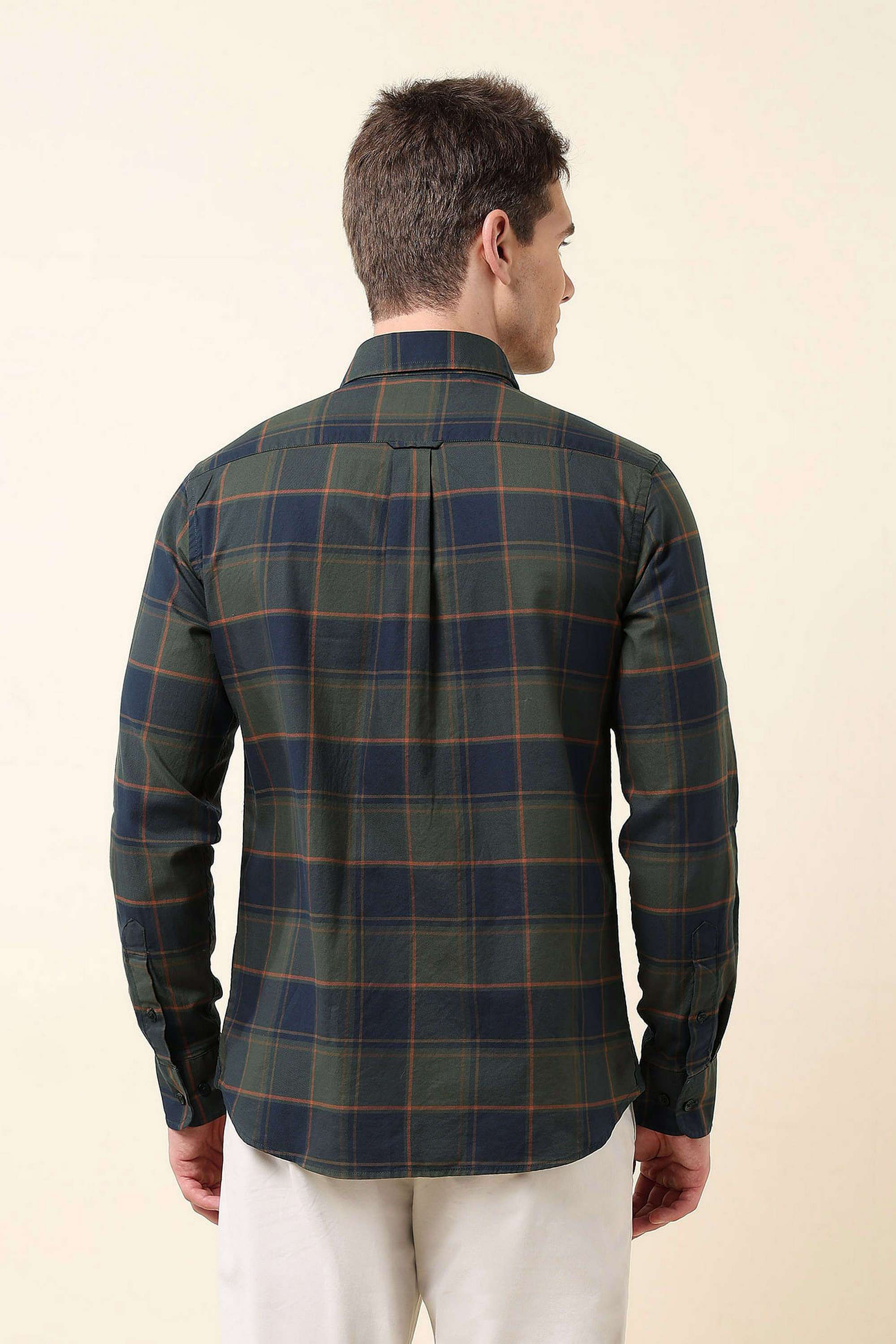 Solid-Cotton-Regular-Fit-Men-s-Shirt