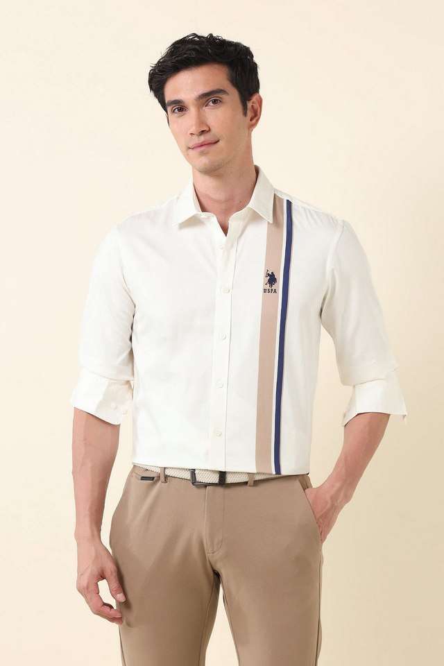 Solid-Cotton-Super-Slim-Fit-Men-s-Casual-Wear-Shirt