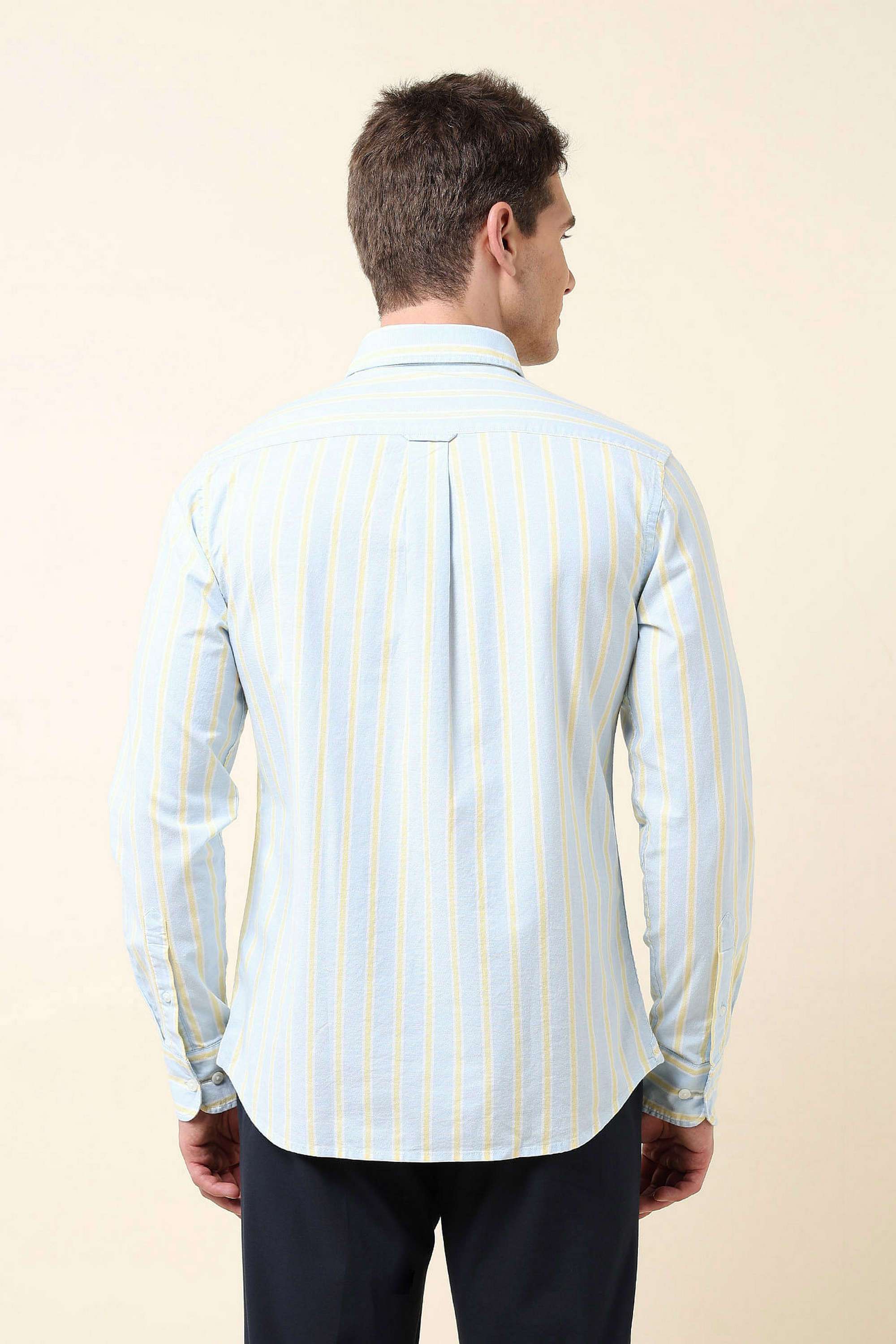 Solid-Cotton-Regular-Fit-Men-s-Shirt