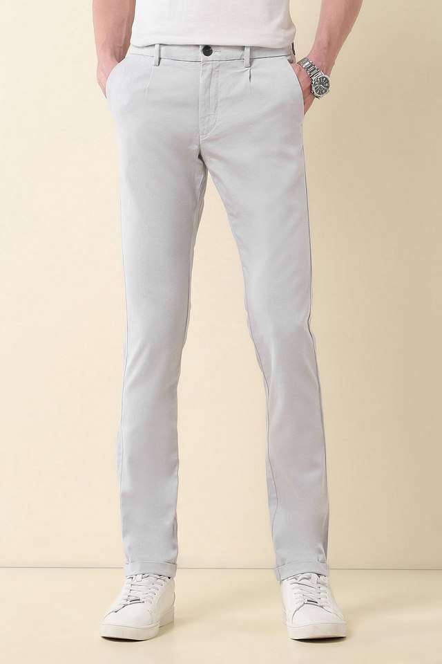 Solid-Cotton-Slim-Fit-Men-s-Casual-Wear-Trousers