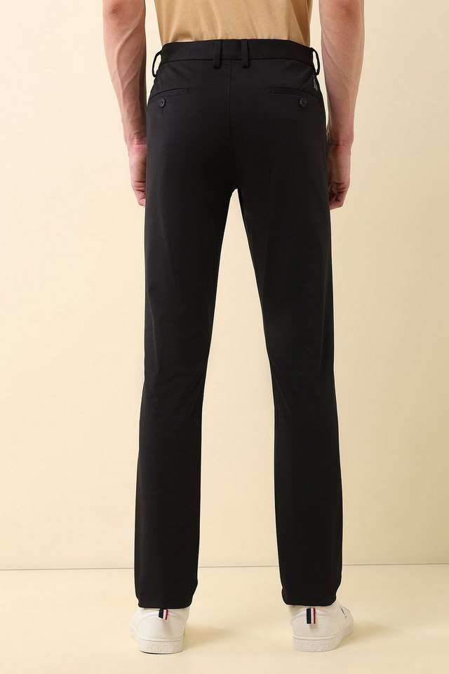 Solid-Cotton-Slim-Fit-Men-s-Casual-Wear-Trousers