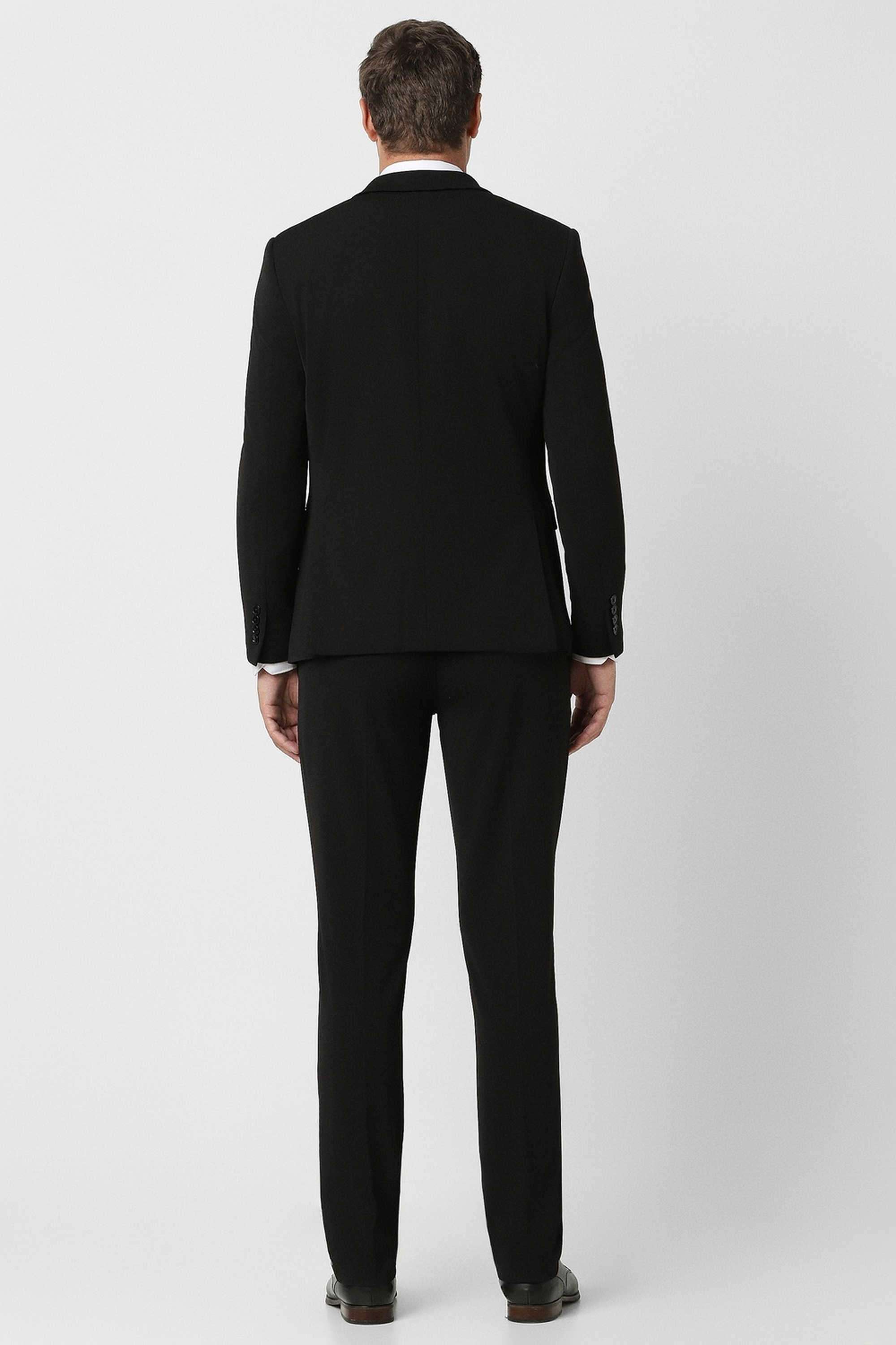 Solid-Blended-Fabric-Round-Neck-Men-s-T-Shirt