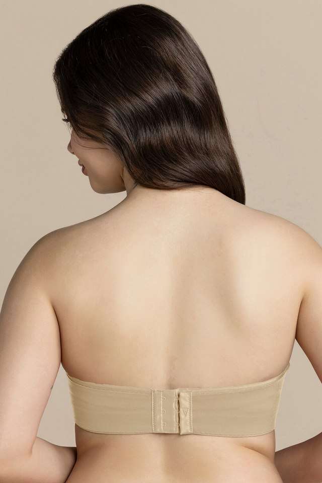 Non-Wired-Strapless-Lightly-Padded-Women-s-Bra