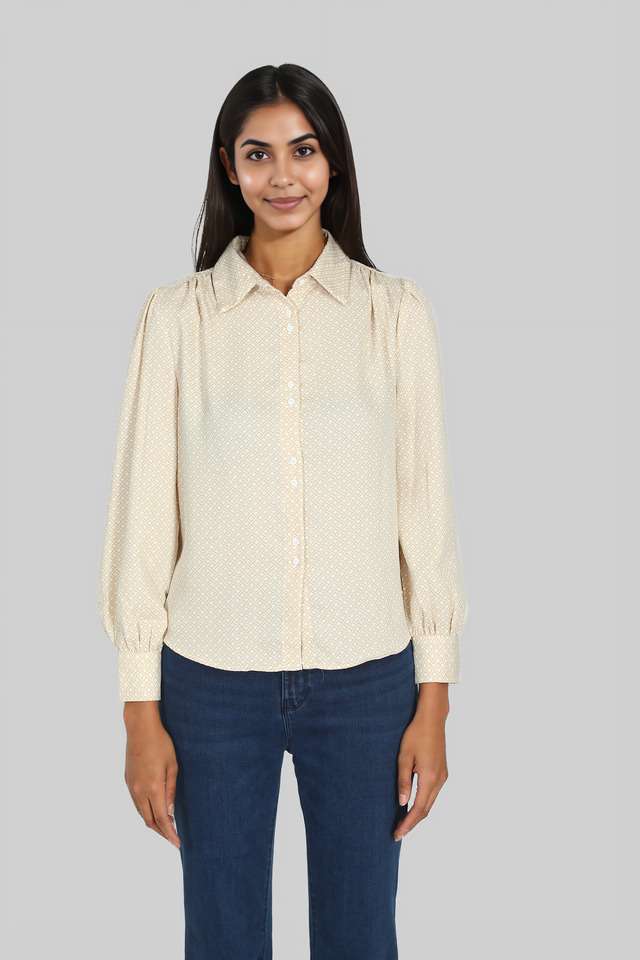 Printed-Blended-Fabric-Regular-Fit-Women-s-Shirt