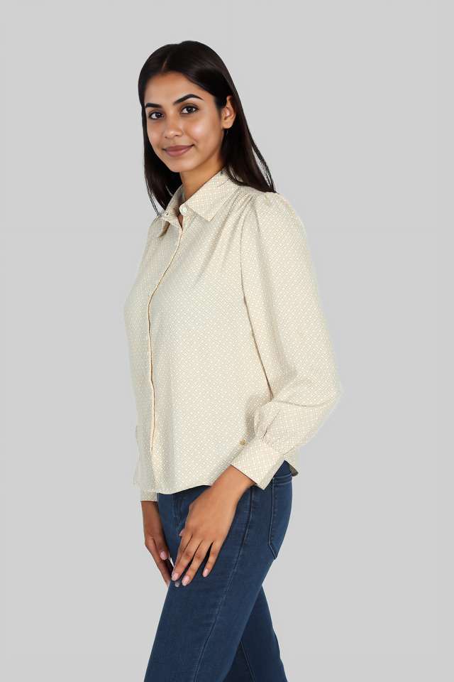Printed-Blended-Fabric-Regular-Fit-Women-s-Shirt