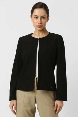 Solid-Cotton-Regular-Fit-Women-s-Blazer