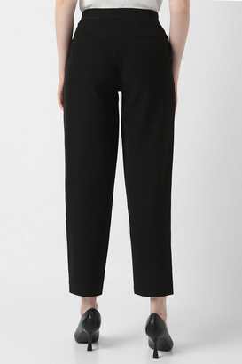 Solid-Cotton-Slim-Fit-Women-s-Trousers