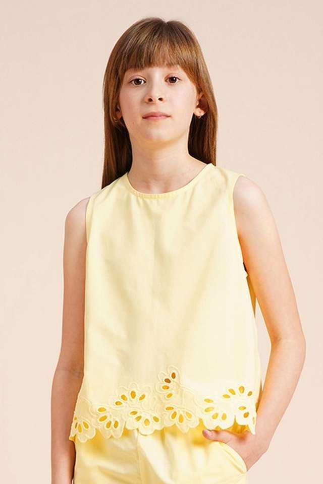 Schiffli-Cotton-Round-Neck-Girls-Top