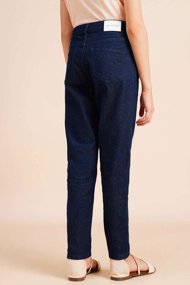 Solid-Cotton-Slim-Fit-Girls-Jeans
