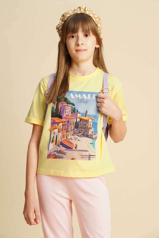 Graphic-Print-Cotton-Relaxed-Fit-Girls-T-Shirt