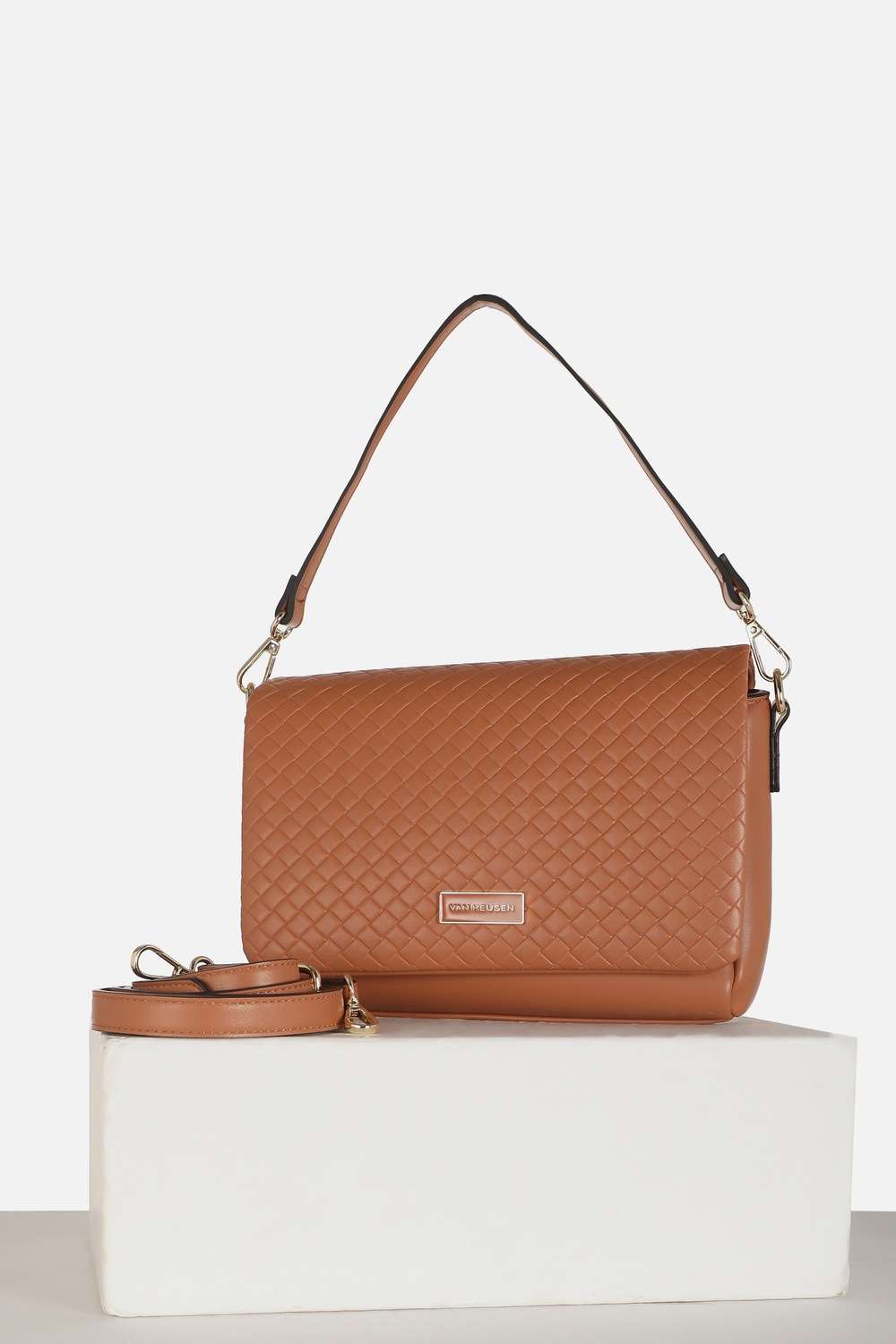 PU-Zipper-Closure-Women-s-Shoulder-Bag