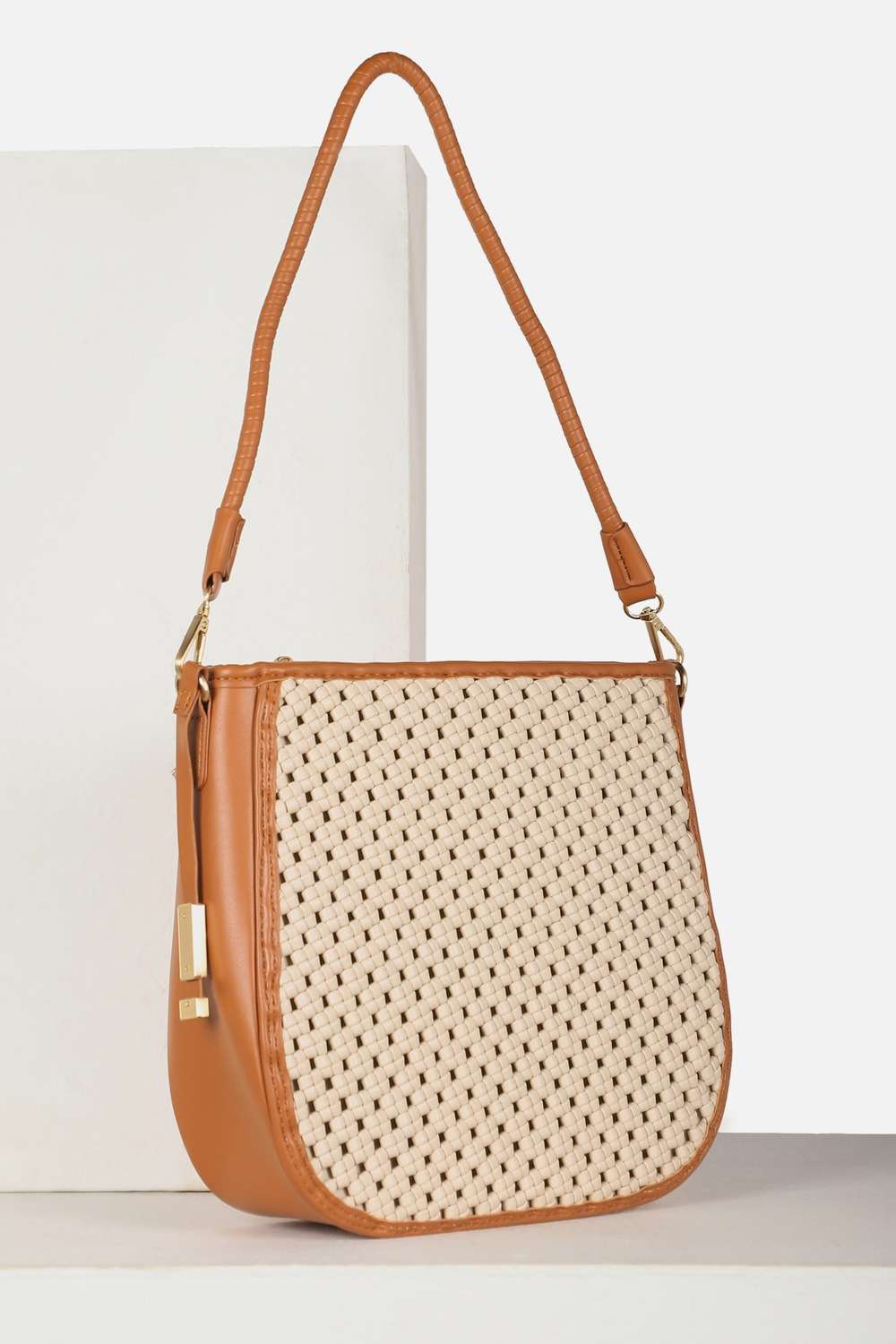 PU-Zipper-Closure-Women-s-Shoulder-Bag