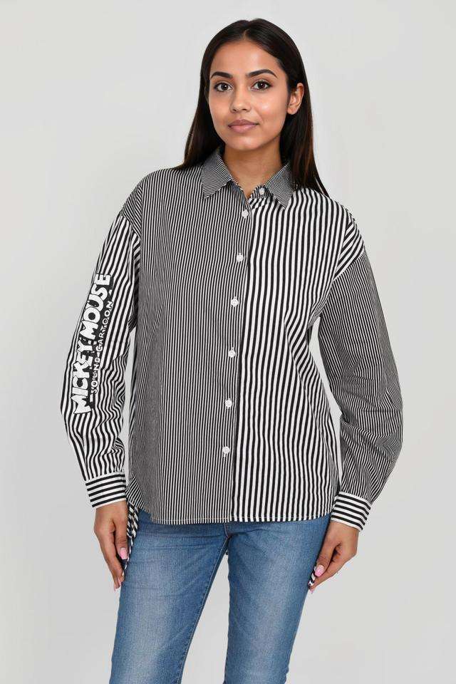 intune Printed Collared Cotton Women's Casual Wear Shirt-picture-36