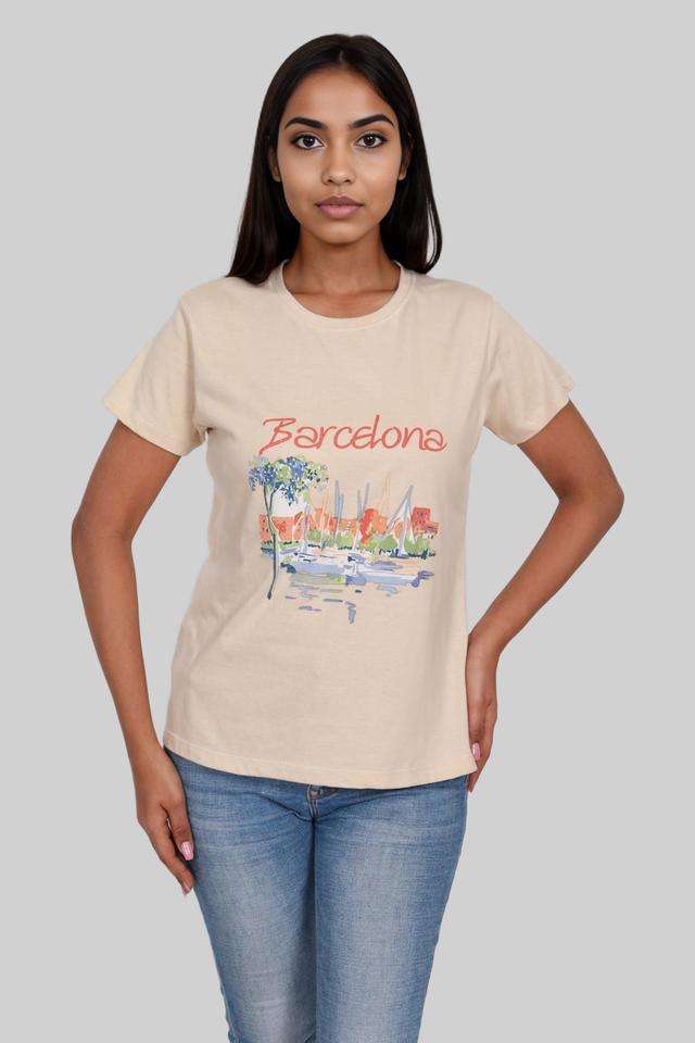 intune Printed Cotton Round Neck Women T-Shirt-picture-11