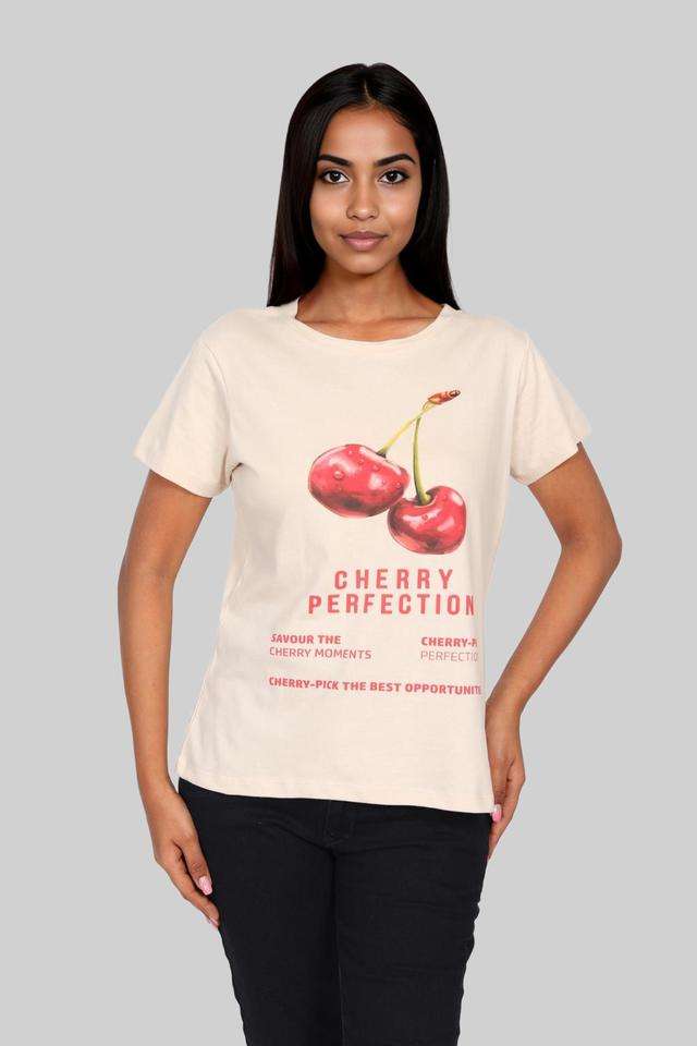intune Printed Cotton Round Neck Women T-Shirt-picture-25