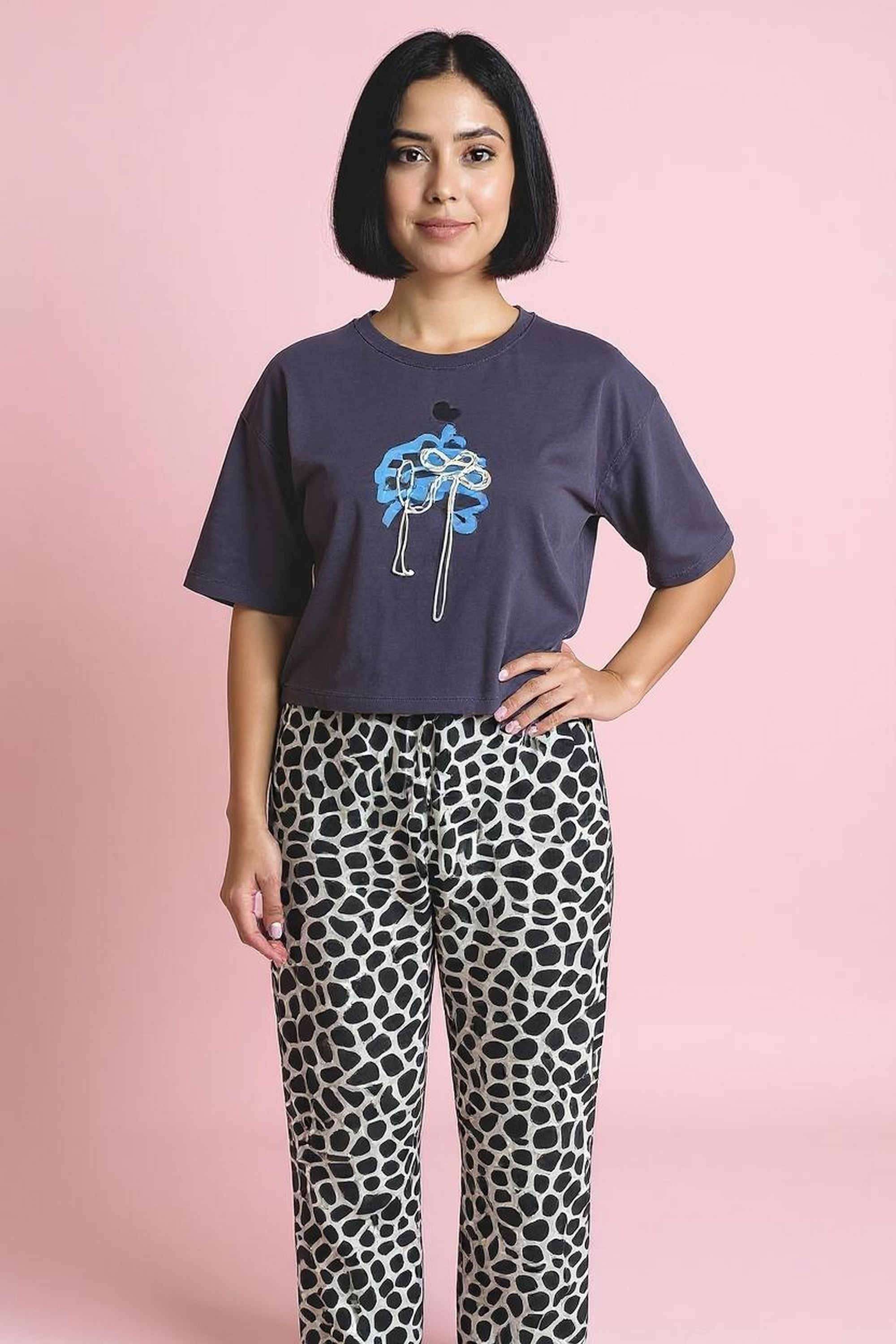intune Printed Cotton Round Neck Women T-Shirt-picture-37
