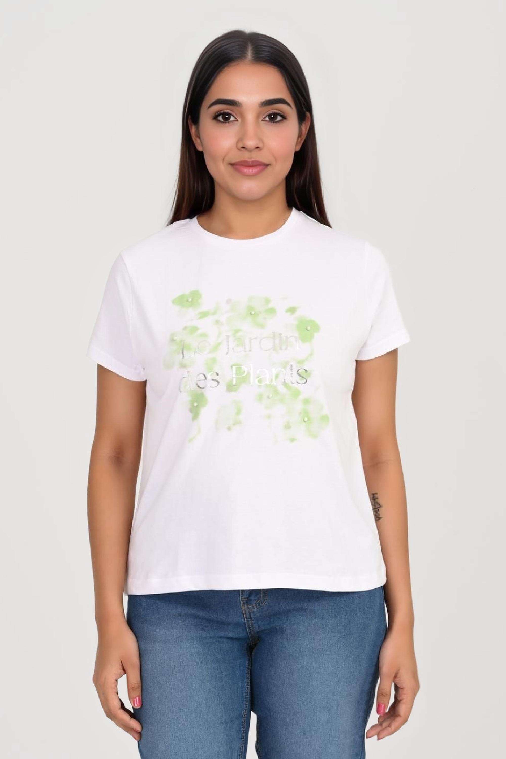 intune Embellished Cotton Round Neck Women T-Shirt-picture-14
