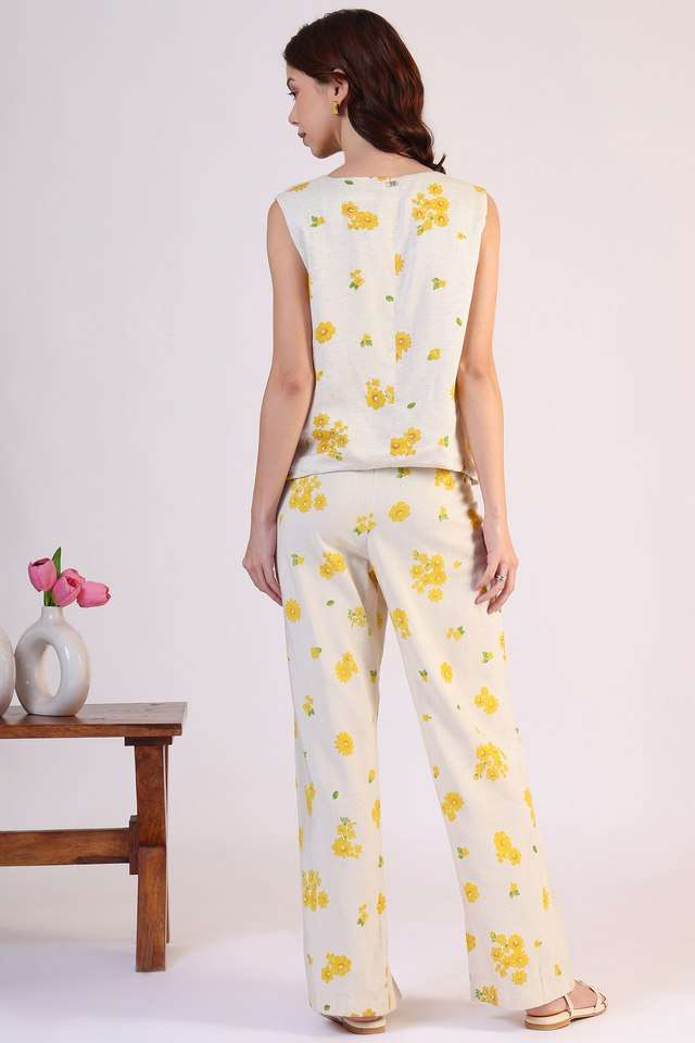 Floral-Rayon-Regular-Fit-Women-s-Co-Ord-Set
