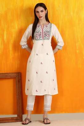 Geometric-Print-Rayon-Regular-Fit-Women-s-Straight-Kurta