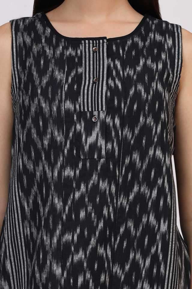 Printed-Calf-Length-Pure-Cotton-Woven-Women-s-Kurta-Set