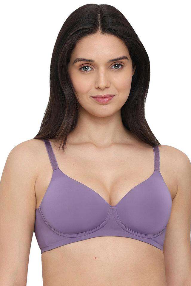 Non-Wired-Regular-Lightly-Padded-Women-T-Shirt-Bra