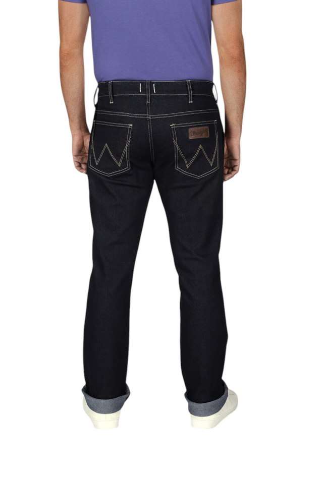 Light-Wash-Blended-Fabric-Regular-Fit-Men-s-Jeans