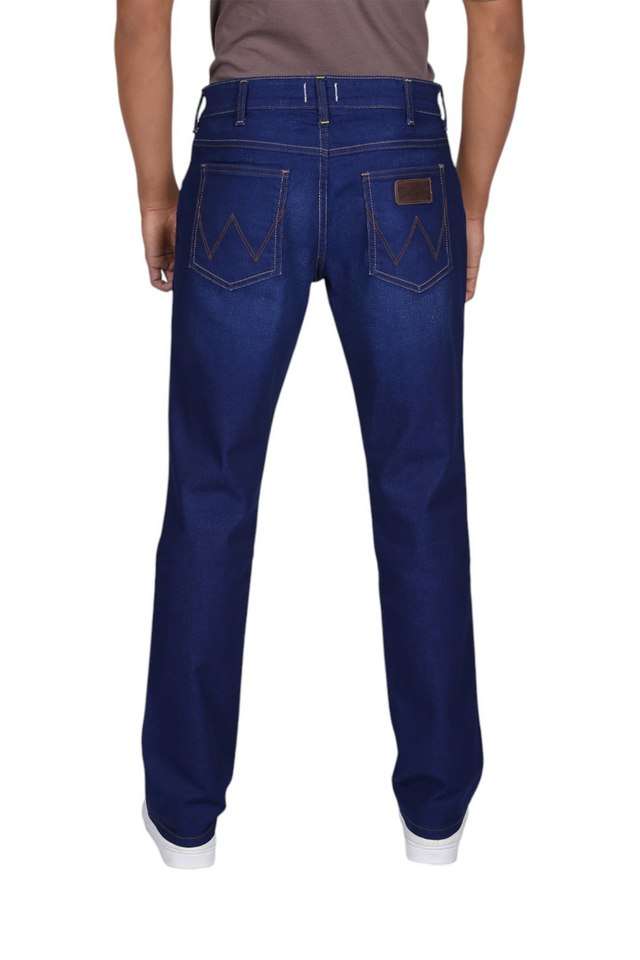 Light-Wash-Blended-Fabric-Regular-Fit-Men-s-Jeans