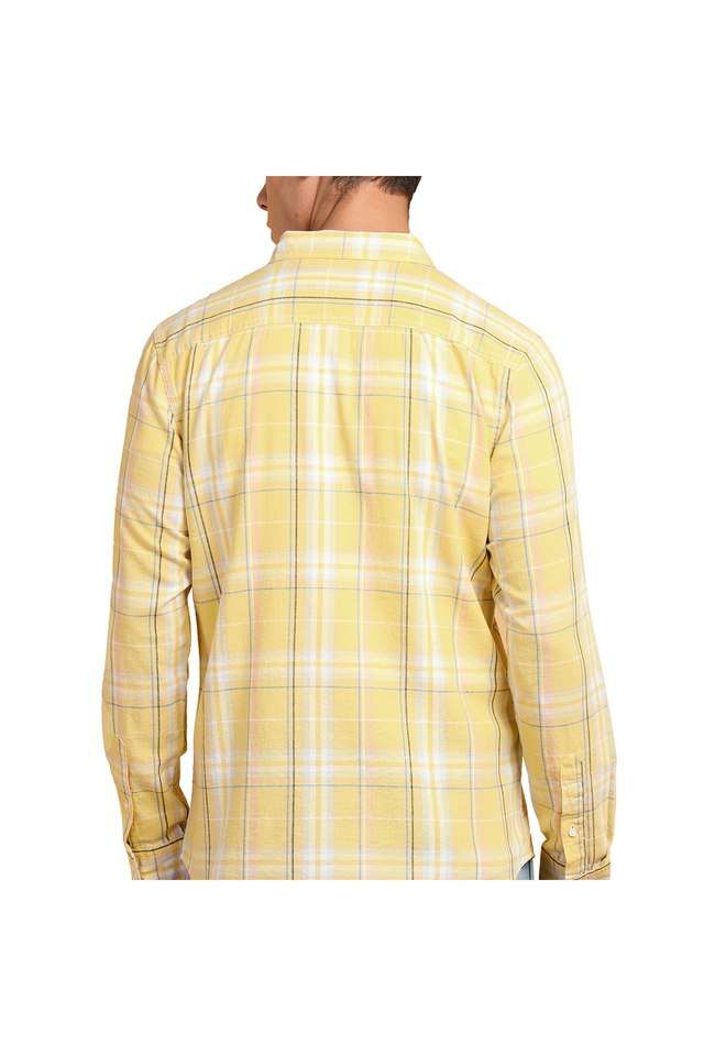Solid-Blended-Fabric-Regular-Fit-Men-s-Casual-Wear-Shirt