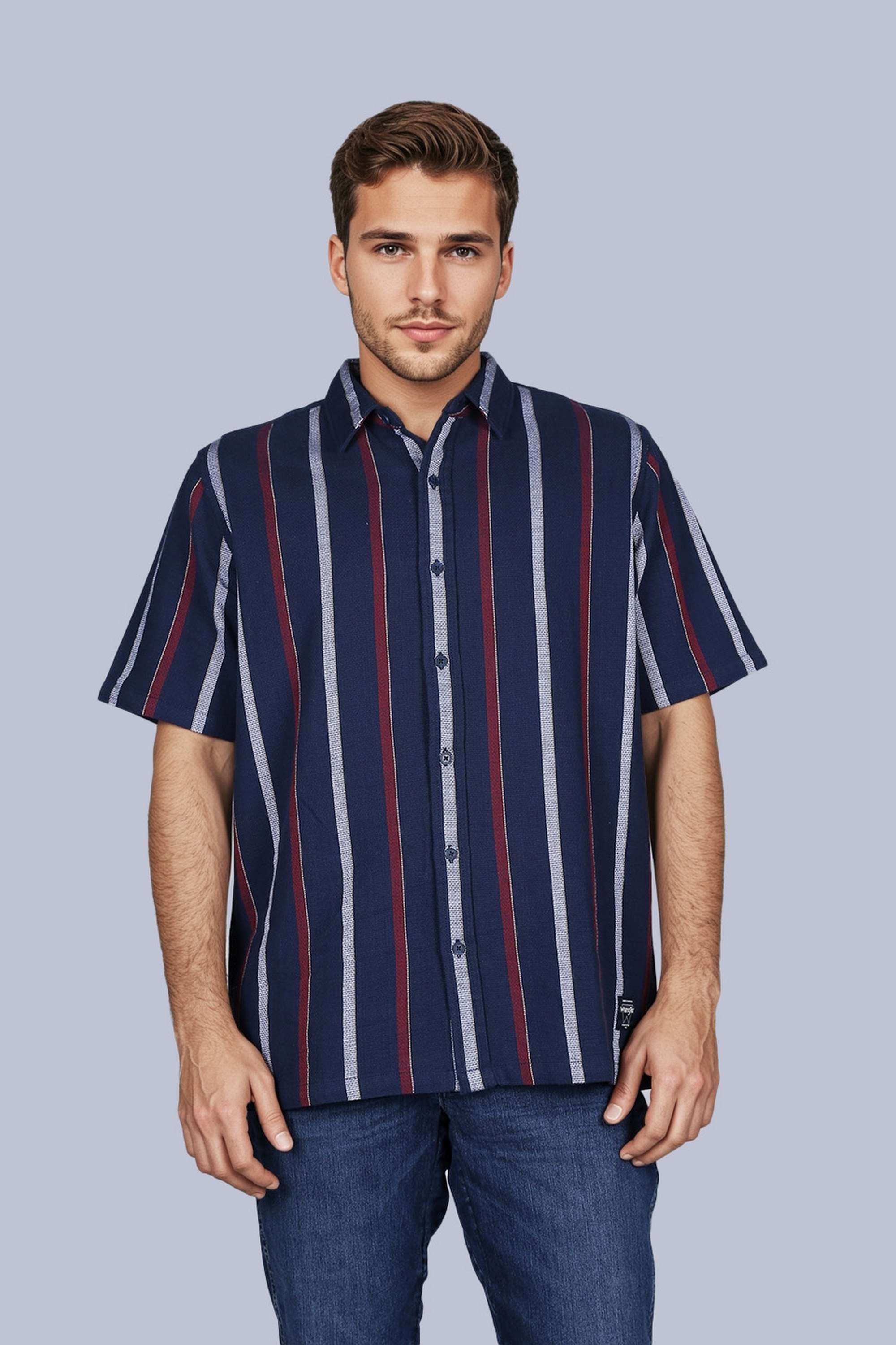 Stripes-Cotton-Regular-Fit-Men-s-Shirt