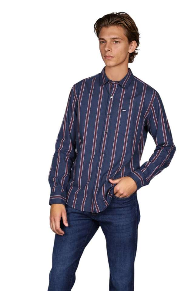 Solid-Cotton-Regular-Fit-Men-s-Casual-Wear-Shirt