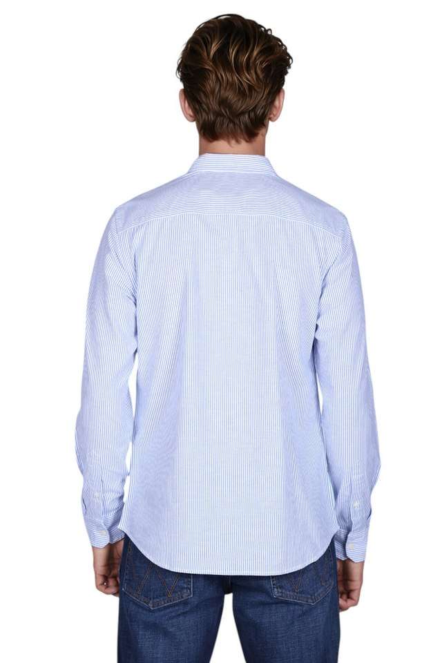 Solid-Cotton-Regular-Fit-Men-s-Casual-Wear-Shirt