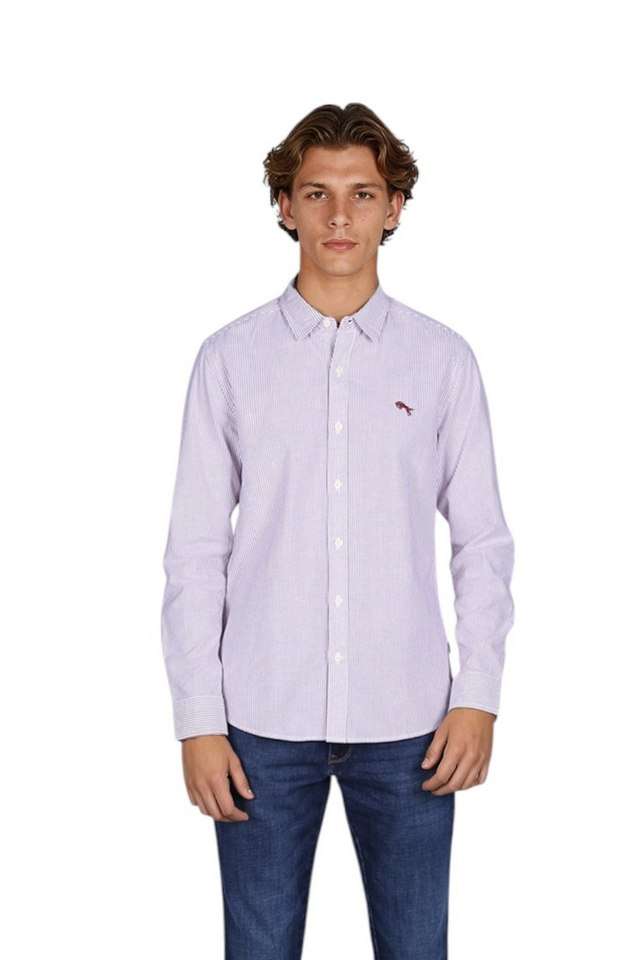 Solid-Cotton-Regular-Fit-Men-s-Casual-Wear-Shirt