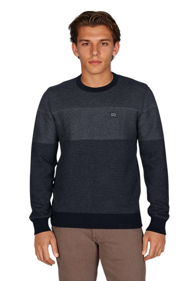 Solid-Cotton-Regular-Fit-Men-s-Pullover