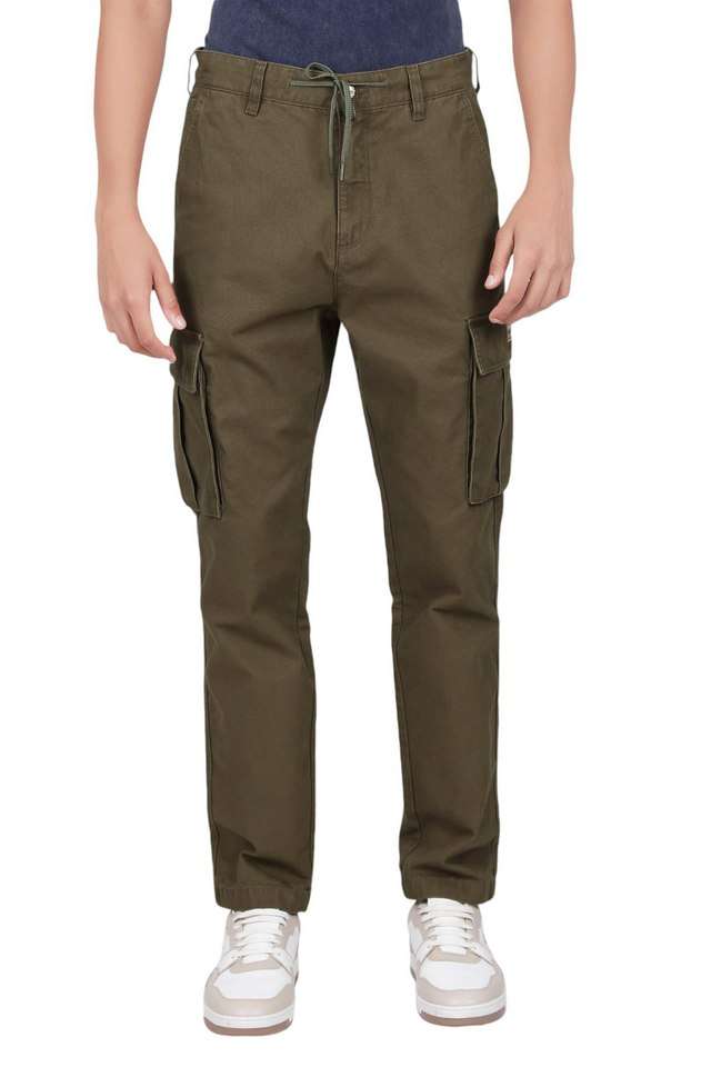 Solid-Cotton-Slim-Fit-Men-s-Casual-Wear-Trousers
