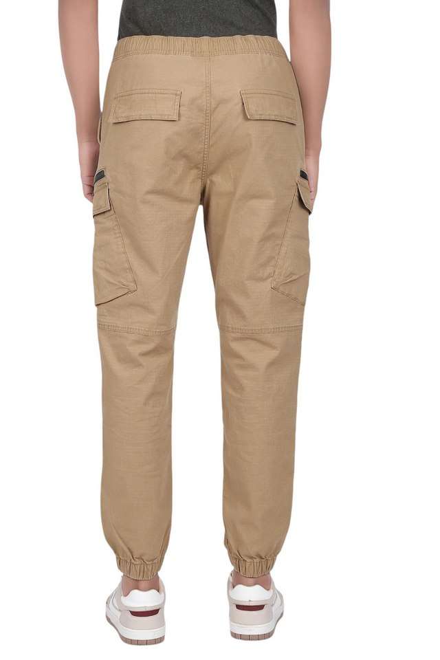 Solid-Cotton-Lycra-Slim-Fit-Men-s-Casual-Wear-Trousers