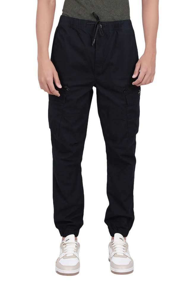 Solid-Cotton-Lycra-Slim-Fit-Men-s-Casual-Wear-Trousers