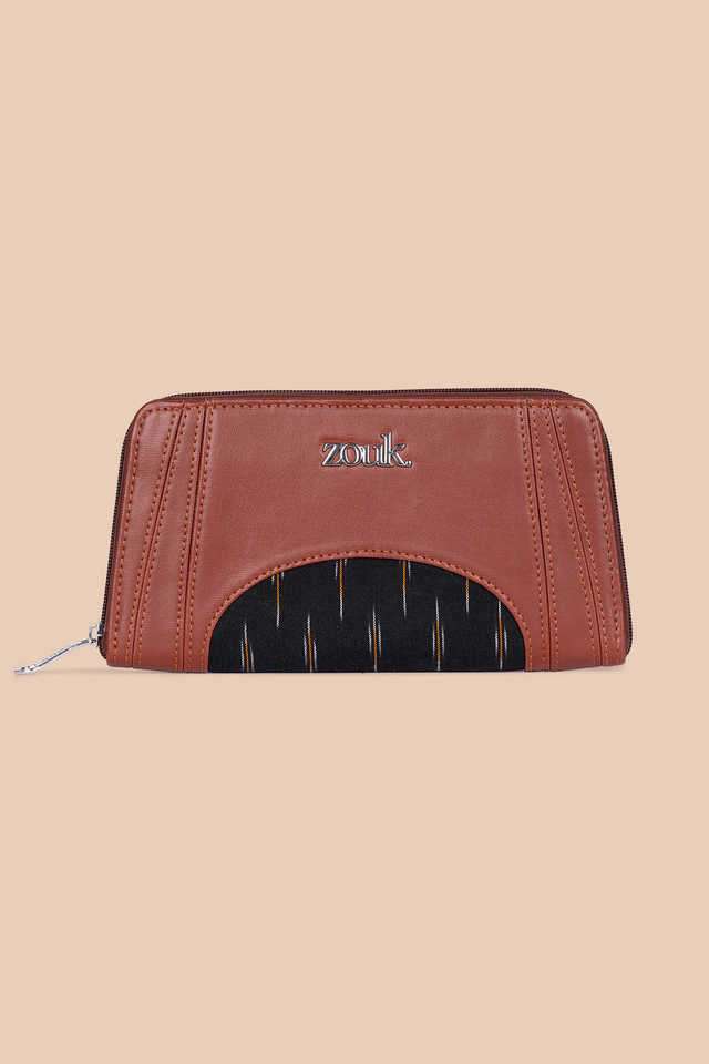 Printed-Jute-WoMen-s-Arika-Zipper-Wallet