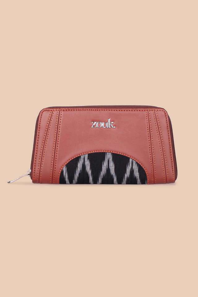 Printed-Jute-WoMen-s-Arika-Zipper-Wallet