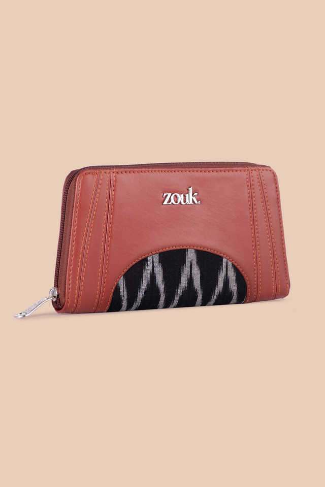 Printed-Jute-WoMen-s-Arika-Zipper-Wallet