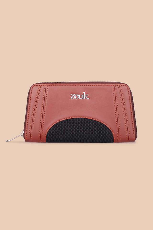 Textured-Jute-WoMen-s-Arika-Zipper-Wallet