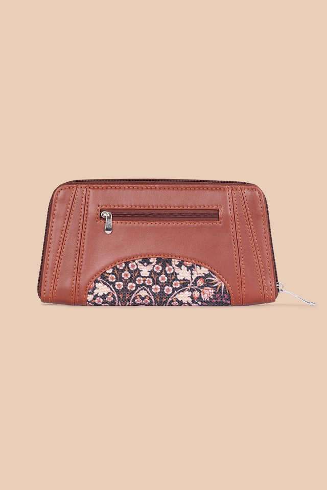 Floral-Jute-WoMen-s-Arika-Zipper-Wallet