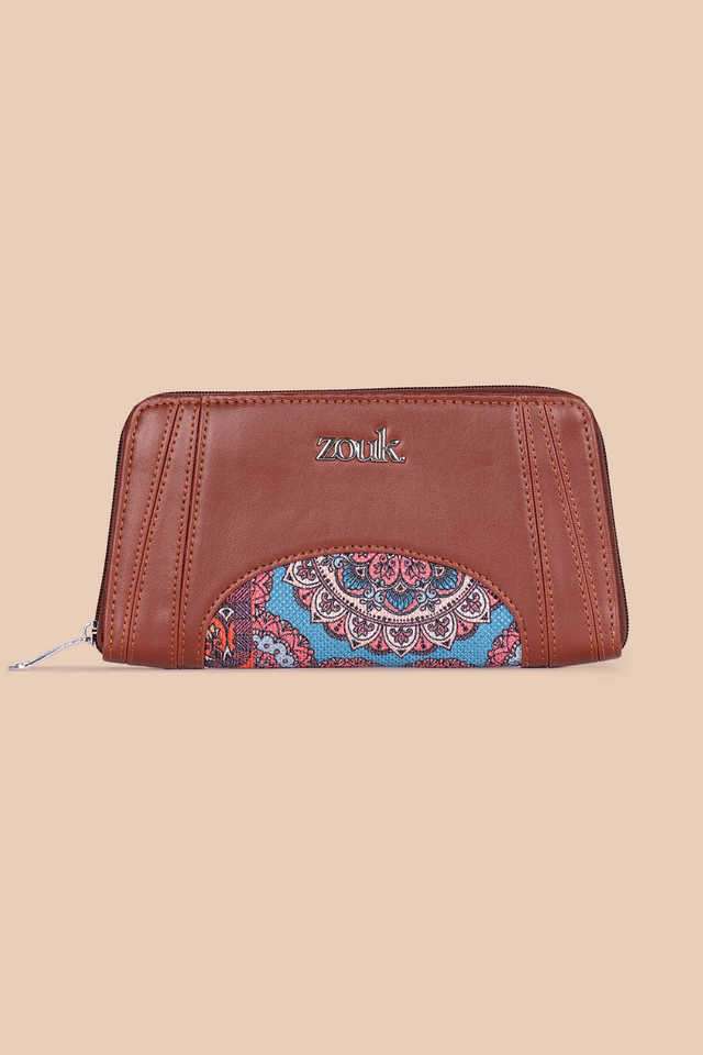 Printed-Jute-WoMen-s-Arika-Zipper-Wallet