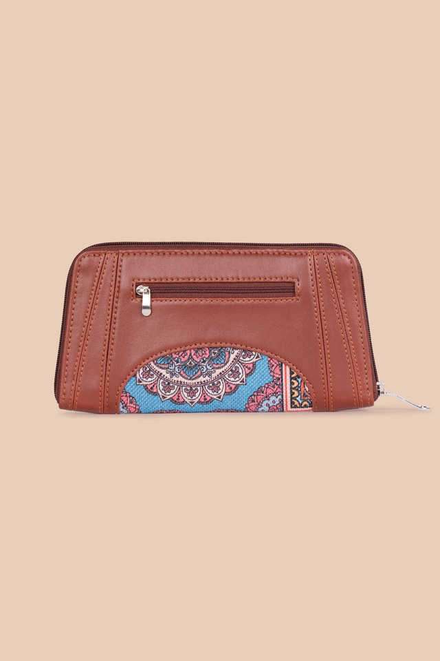 Printed-Jute-WoMen-s-Arika-Zipper-Wallet