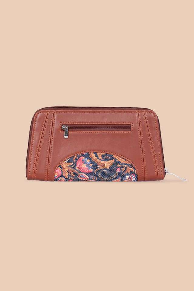 Floral-Jute-WoMen-s-Arika-Zipper-Wallet