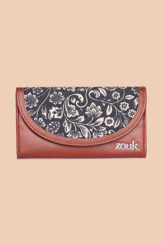 Floral-Jute-WoMen-s-Kyra-Flap-Wallet